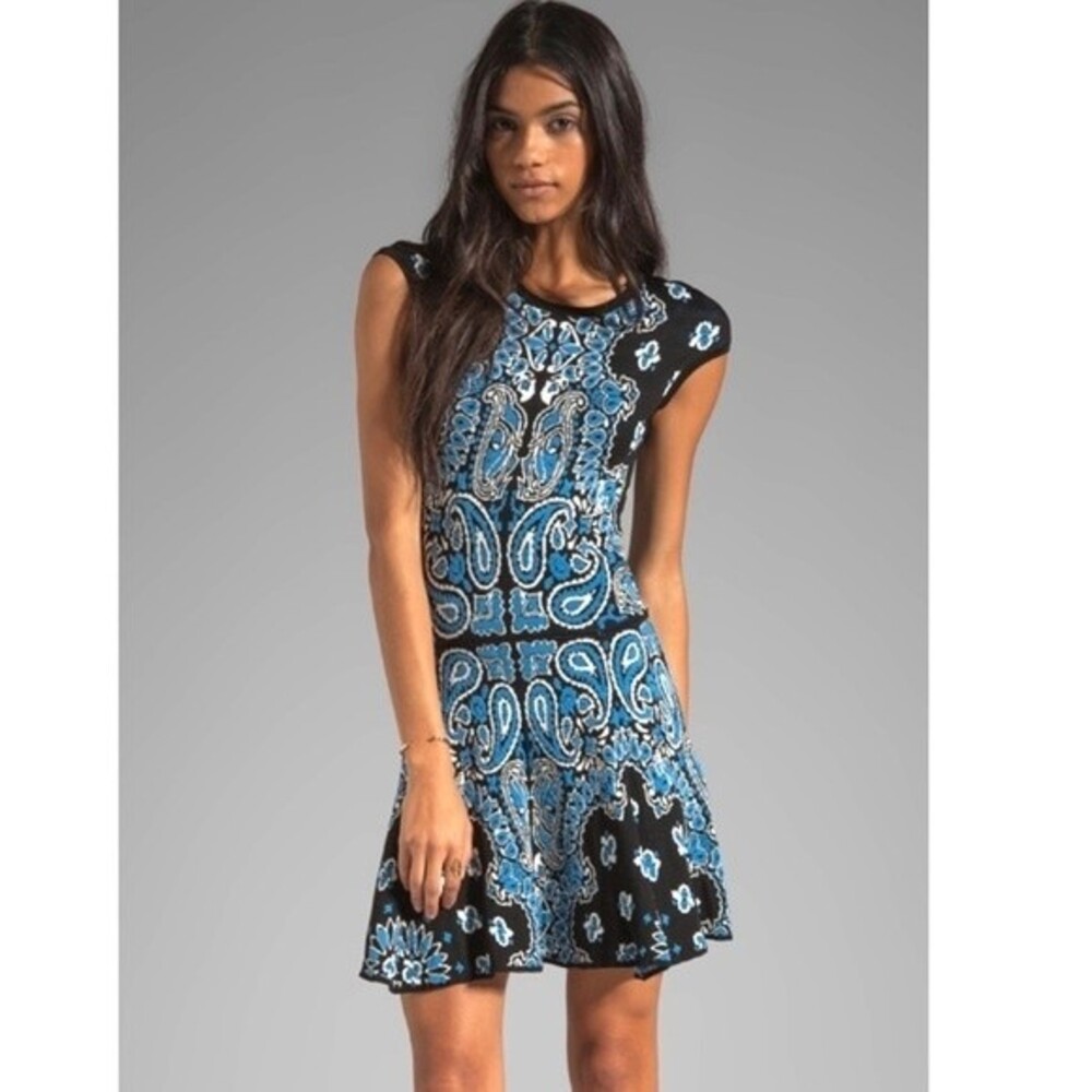 Torn by Ronny Kobo Virginia Bandana Dress XS NWOT